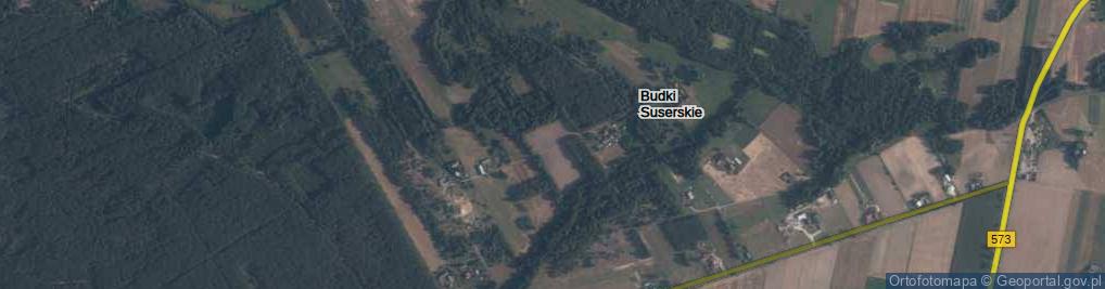 Zdjęcie satelitarne Budki Suserskie ul.
